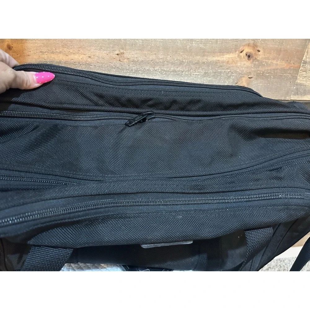 Vintage Tumi USA Black Ballistic Nylon Luggage Carry on Garment Bag 21